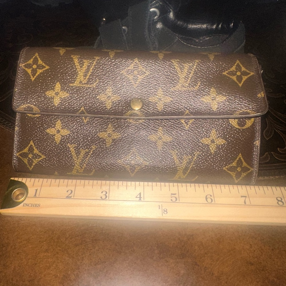 Louis Vuitton Brown Monogram “Sarah” wallet